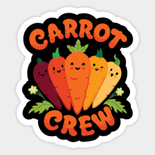 Carrot Crew Sticker